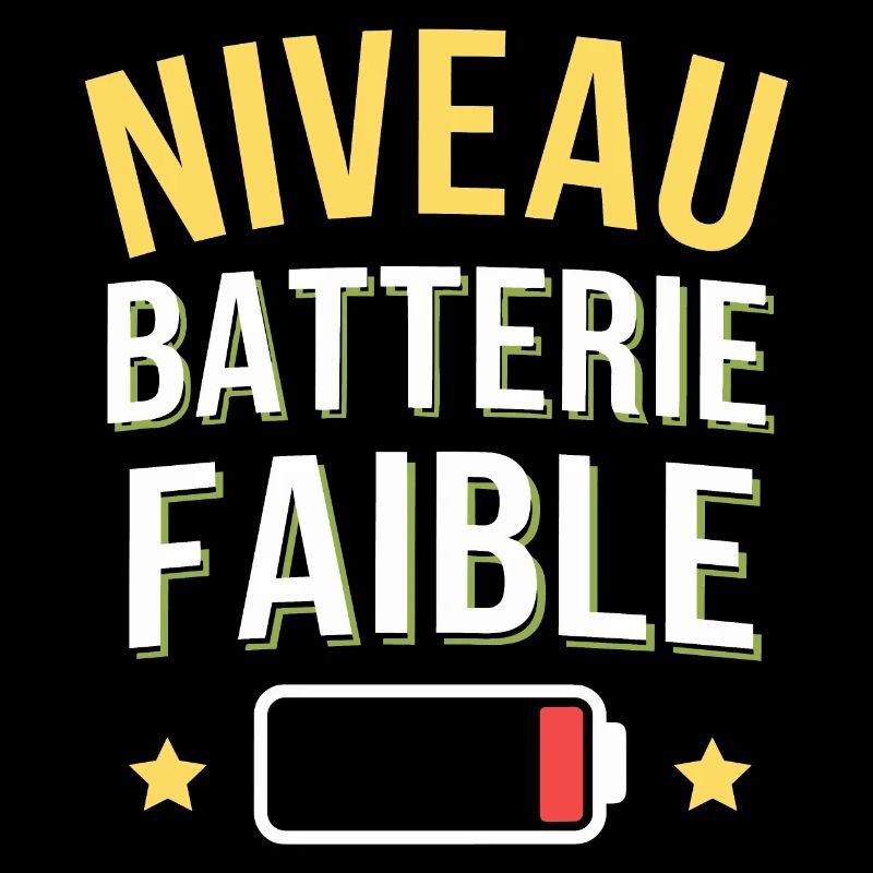 Niveau batterie faible