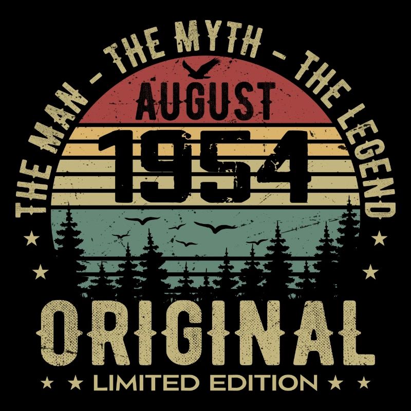 Legend Since Aug 1954 Birthday Gift 1954