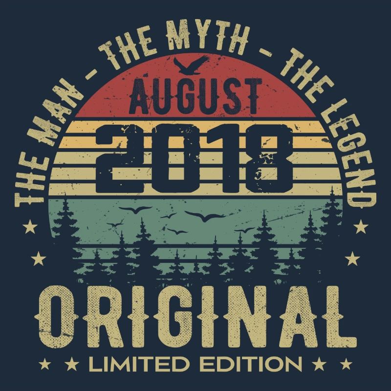 Legend since Aug 2018 Birthday Gift 2018