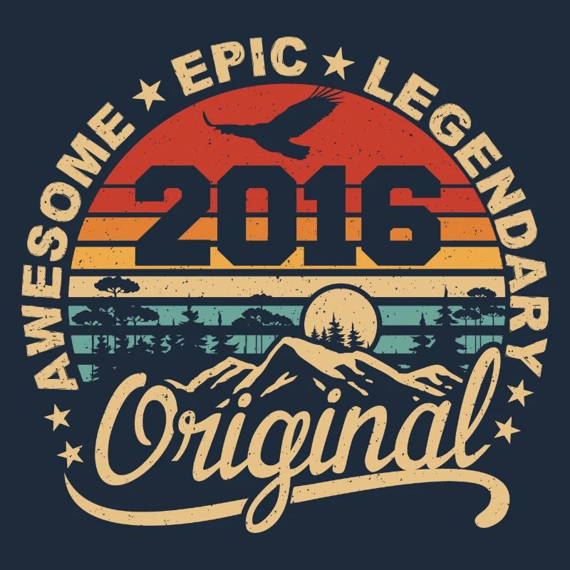 Original 2016 Retro 2016 Geburtstagsgeschenk 2016