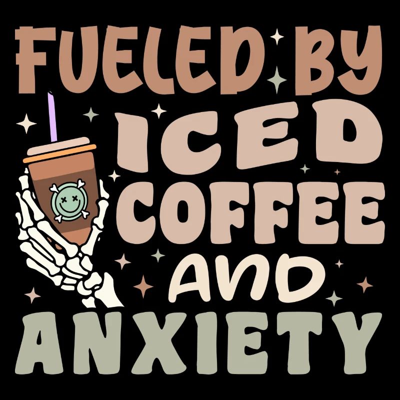 Angetrieben von Eiskaffee und Angst Groovy Coffee