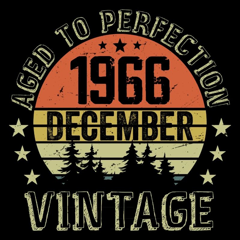 Cadeau Anniversaire Rétro - Nées En Décembre 1966