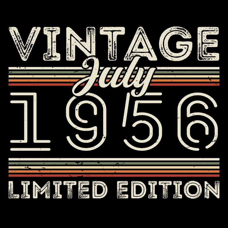 Juli 1956 Juli Geburtstagsgeschenk Juli 1956