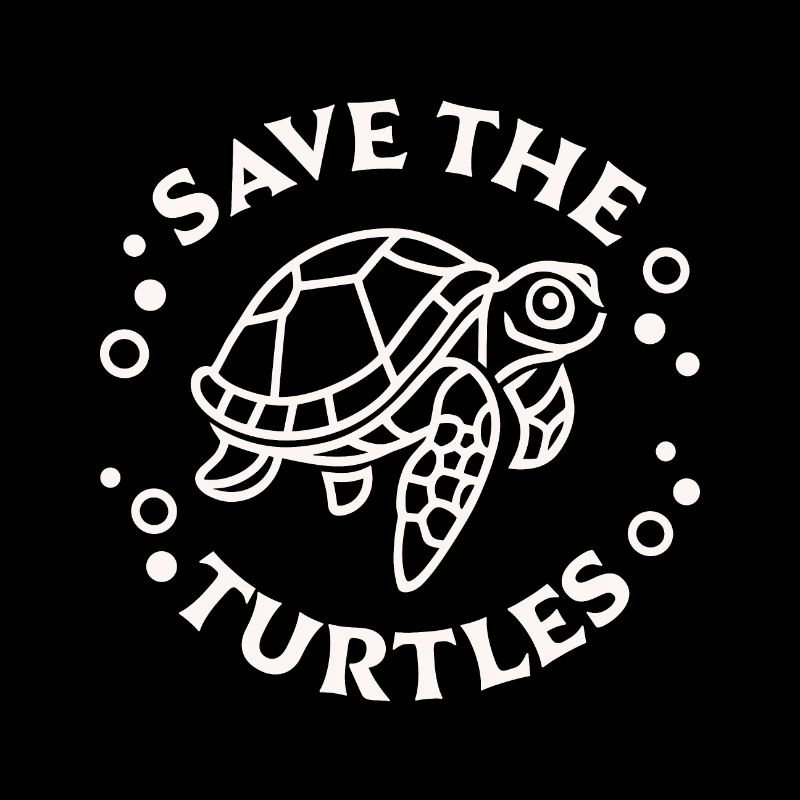 Save the turtles marine wildlife conservation