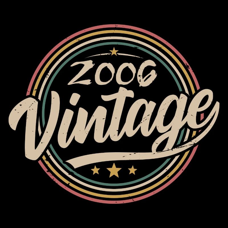 2006 Vintage 2006 Birthday Gift - Retro Style 2006