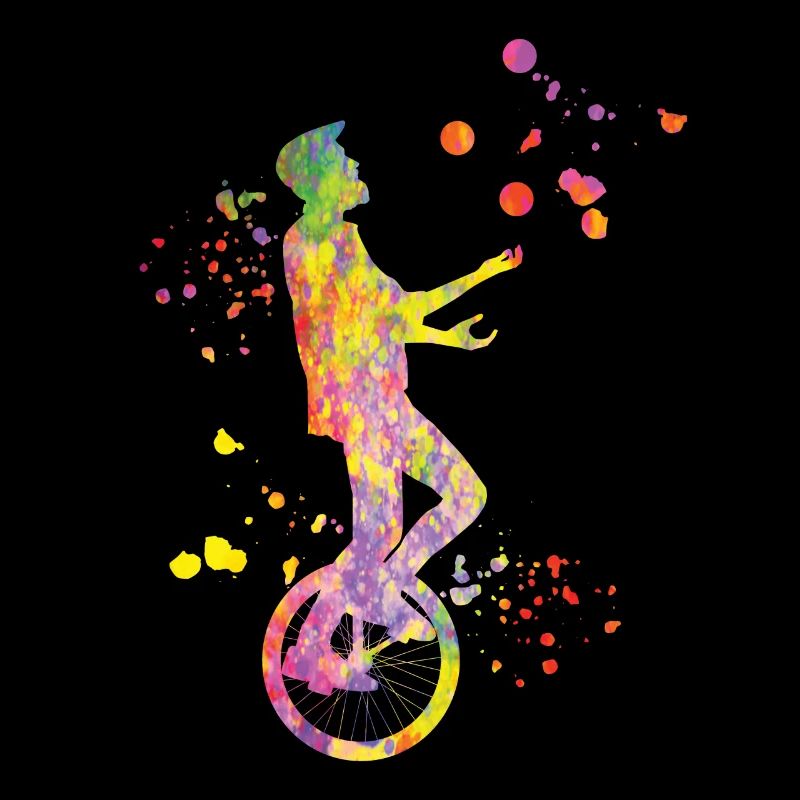 Einradfahrer Einradfahren Einrad