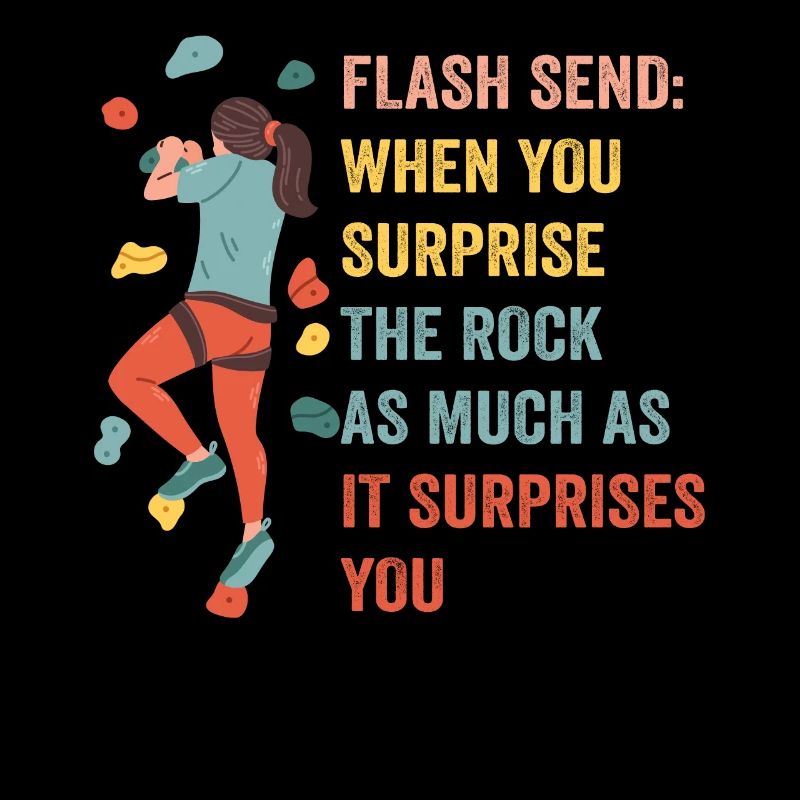 Boulderer Flash Send Bloc