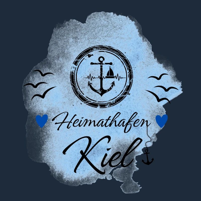 Kiel Liebe Heimathafen mit Anker