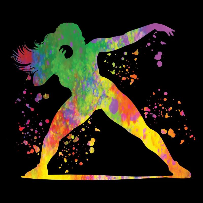 Kugelstoßer Colorsplash Kugelstoßen