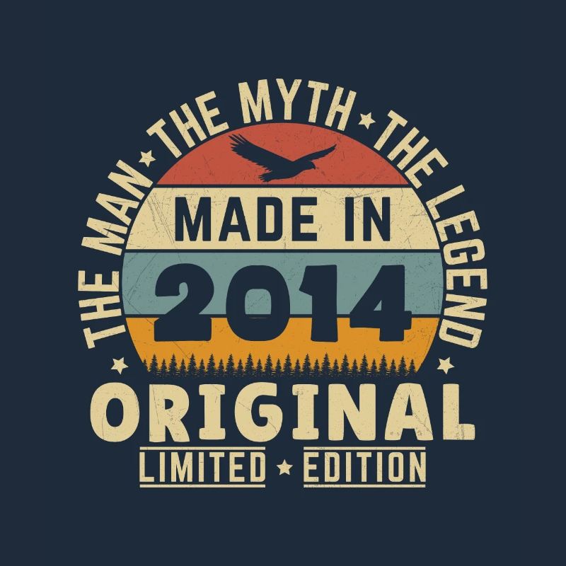 2014 Vintage Retro Birthday Gift