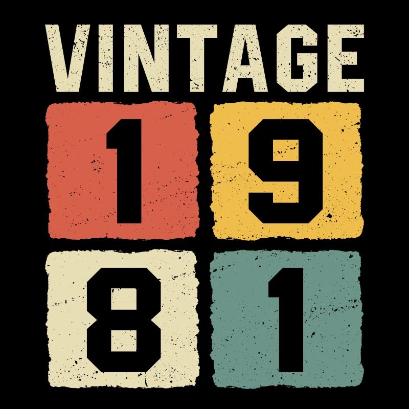 Vintage 1981 Born 1981