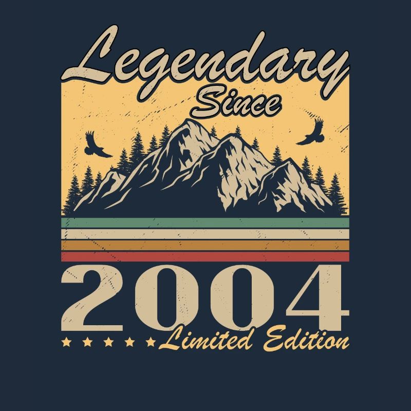 Legendary Since 2004 Vintage Birthday Gift