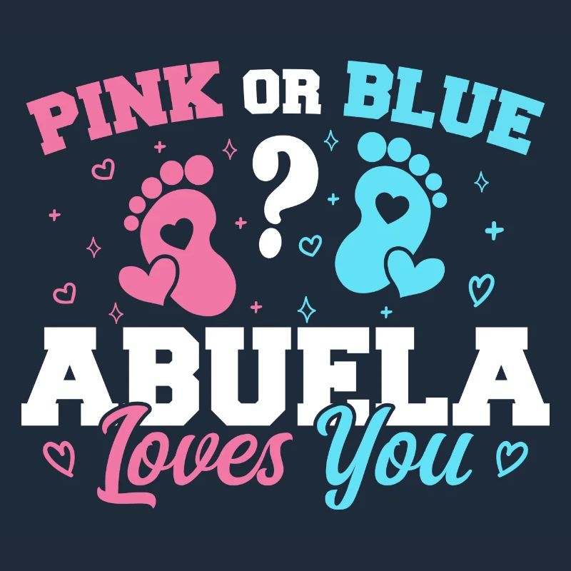 Rosa oder Blau Abuela liebt dich - Abuela Oma