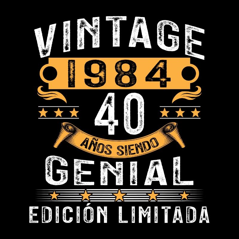 Vinatge 1984 40 ans d’anniversaire