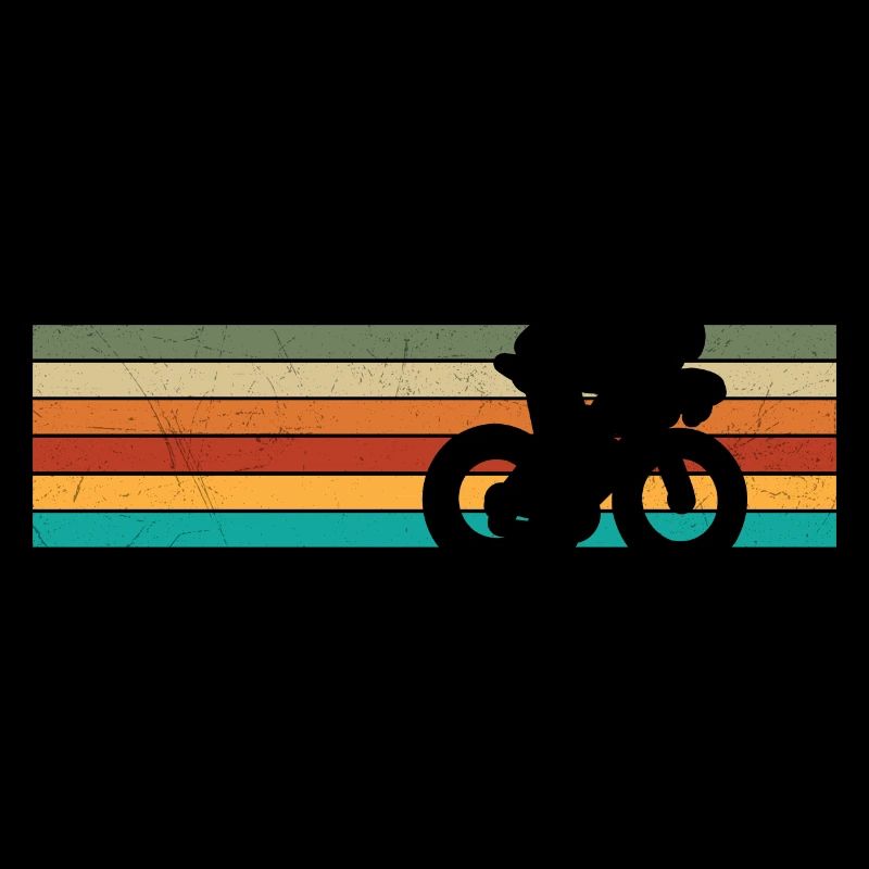Retro Bicycle Cyclist for Man Woman