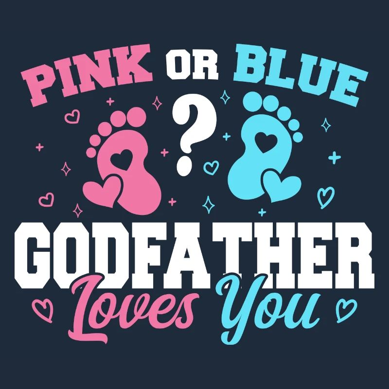 Pink oder Blau Pate liebt dich - Pate