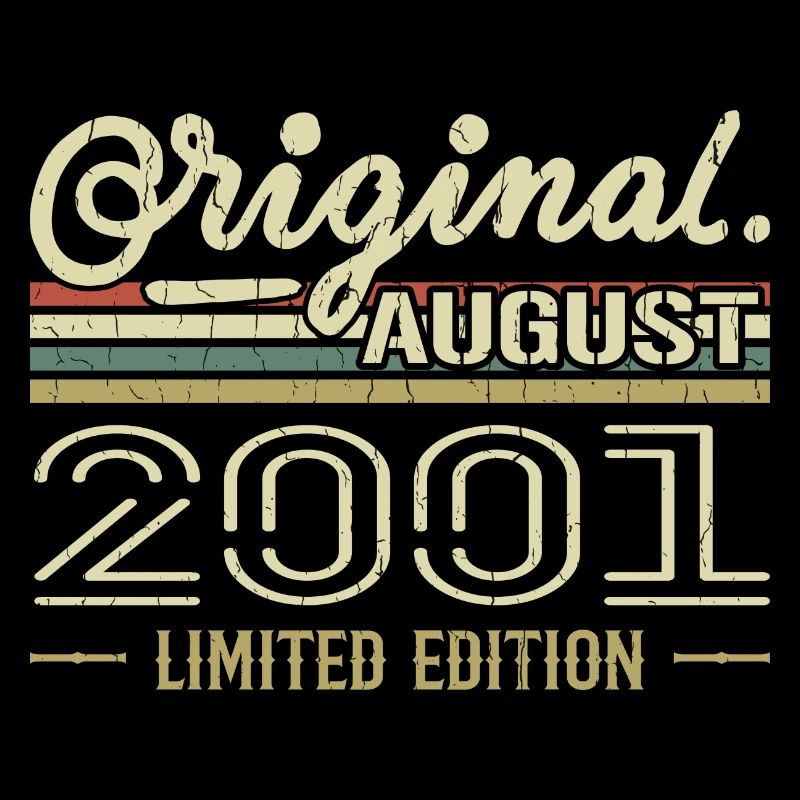 August 2001 Geburtstag August 2001 August 2001 Retro