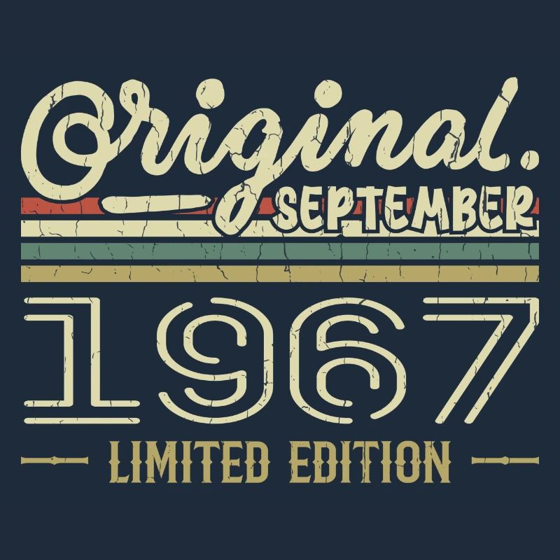 September 1967 Geburtstagsgeschenk September 1967