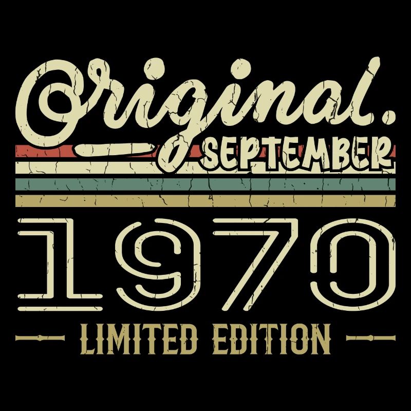 Septembre 1970 Cadeau Anniversaire September 1970