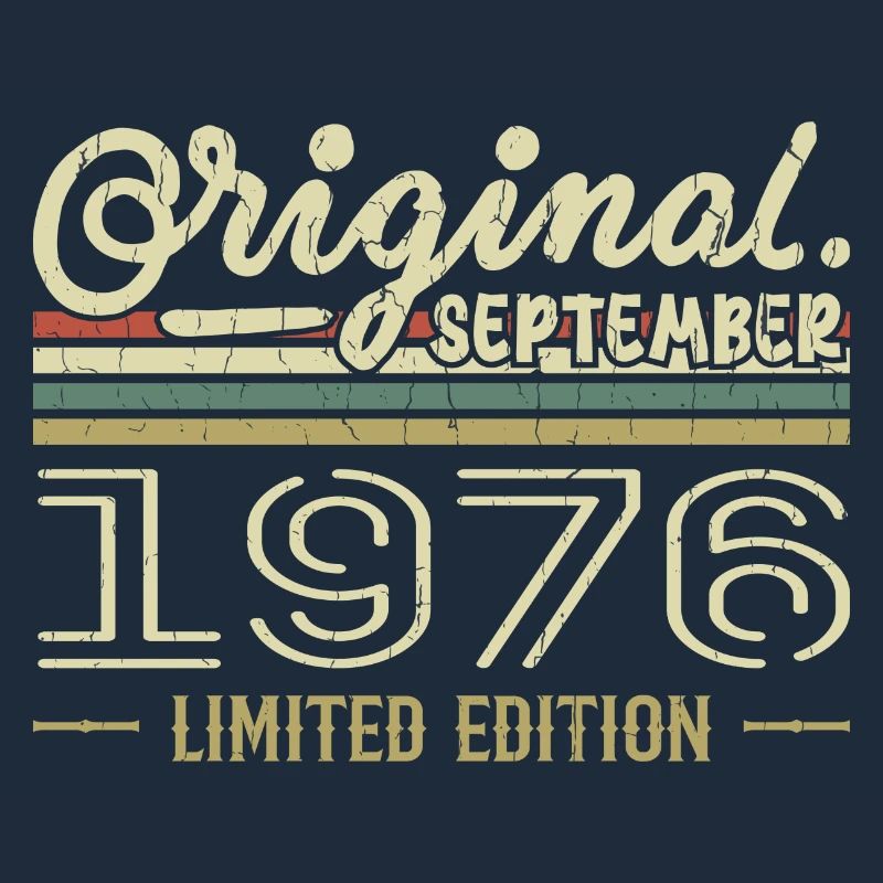 September 1976 Geburtstagsgeschenk September 1976