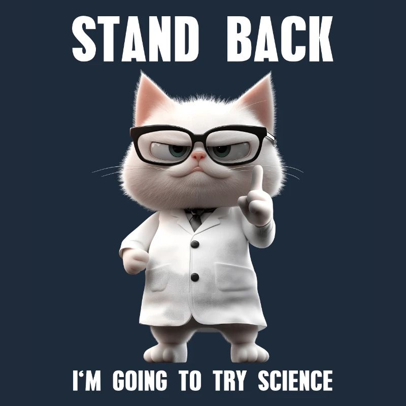 Je vais essayer la science Cat Meme Science