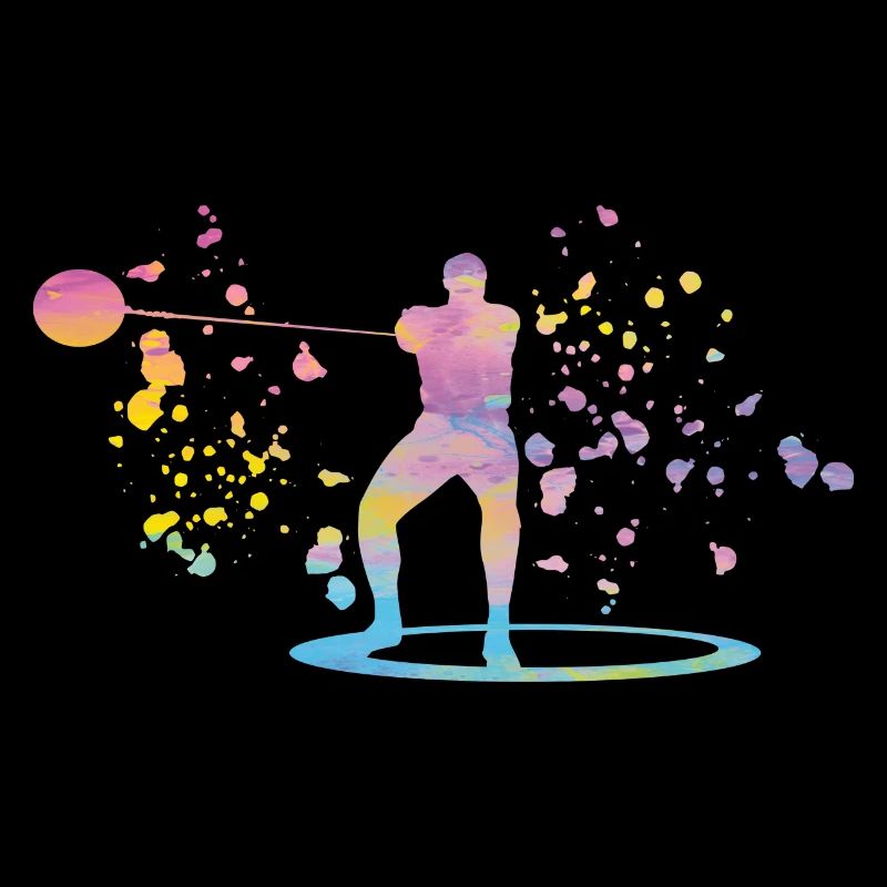 Hammer Thrower Colorsplash Hammer Throw