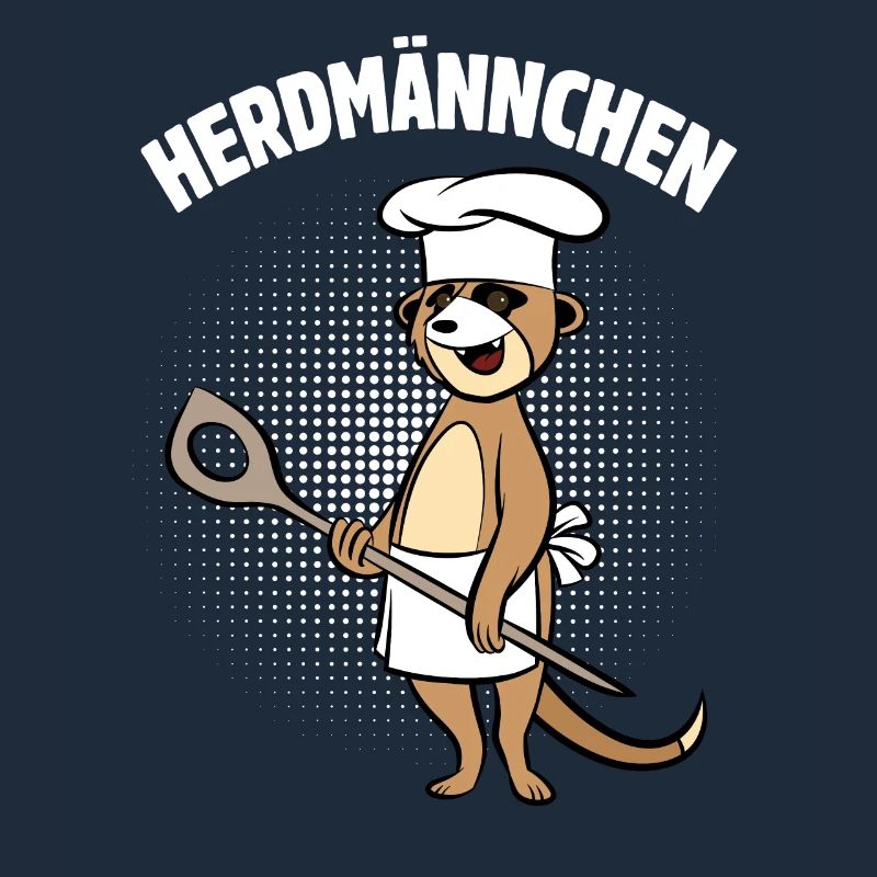 Herdmännchen - Erdmännchen mit Kochlöffel