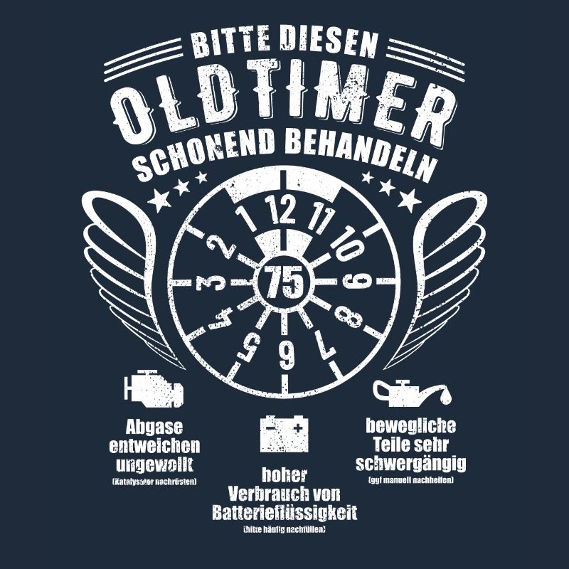 Oldtimer schonend behandeln - 75. Geburtstag