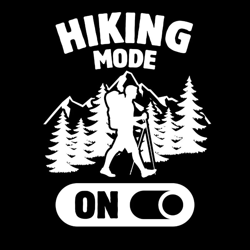 Mode randonnée activé - Randonnée Montagnes Nature Cadeau