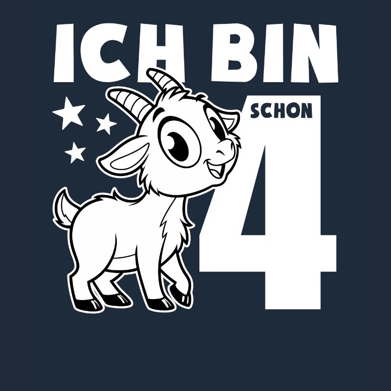Ich bin schon 4 Geburtstag - niedlich
