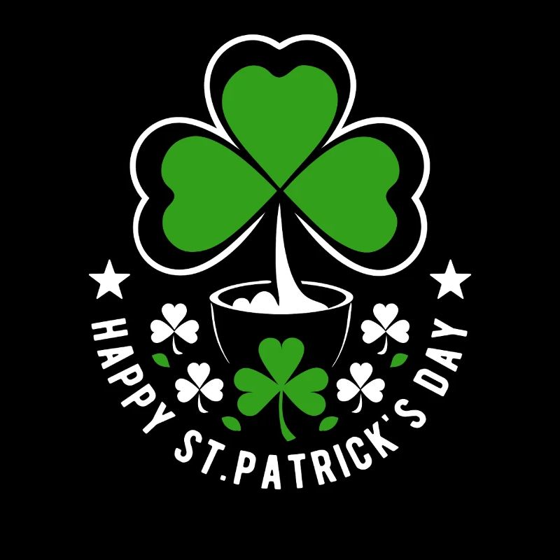 Happy St. Patrick's Day - Kleeblatt - Irland
