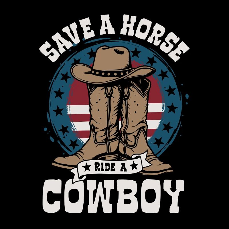 Save A Horse, Ride A Cowboy - Spruch