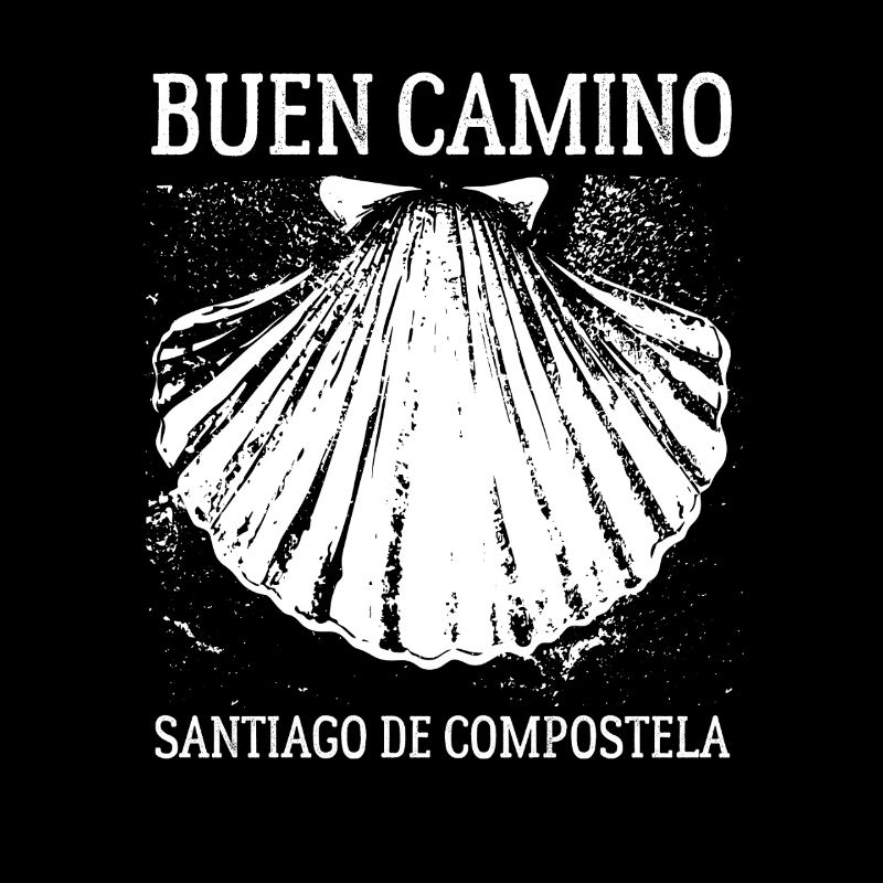 Buen Camino, coquille Saint-Jacques-de-Compostelle