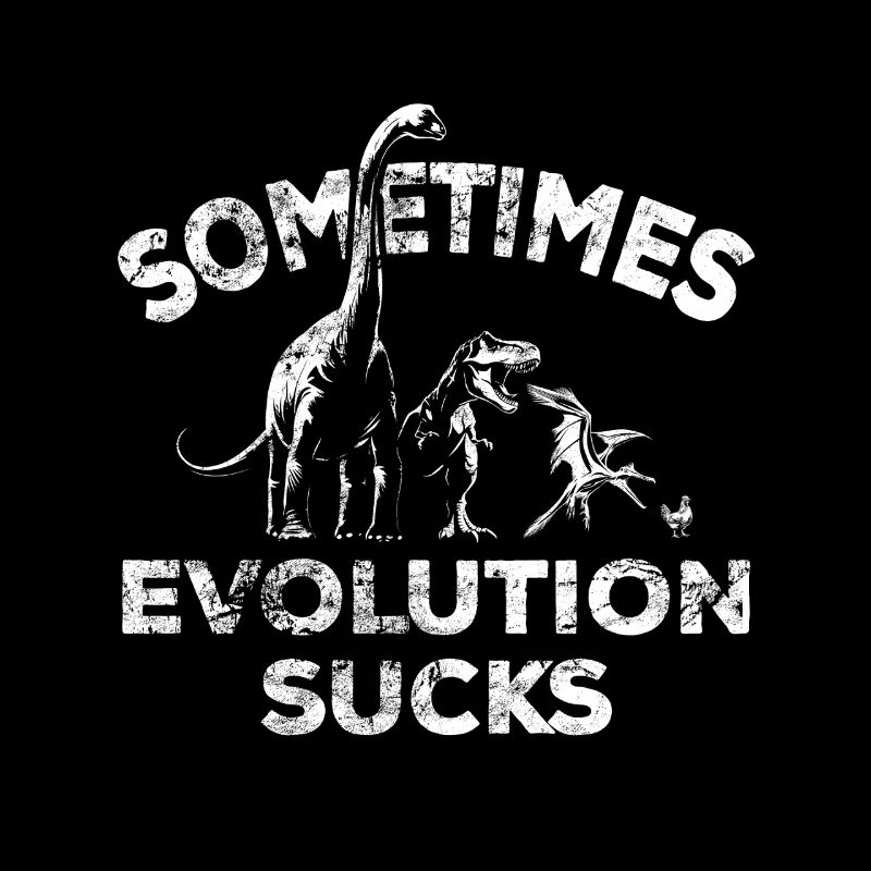 Parfois, l’évolution craint - Dinosaure - Poulet
