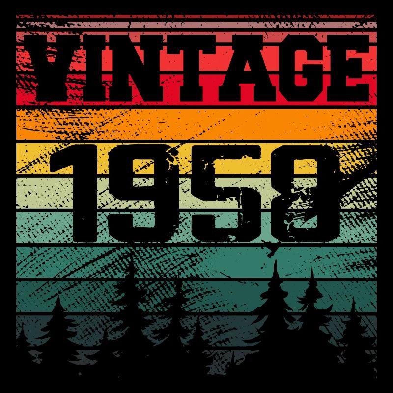 1958 Vintage Geburtstagsgeschenk 1958 Retro