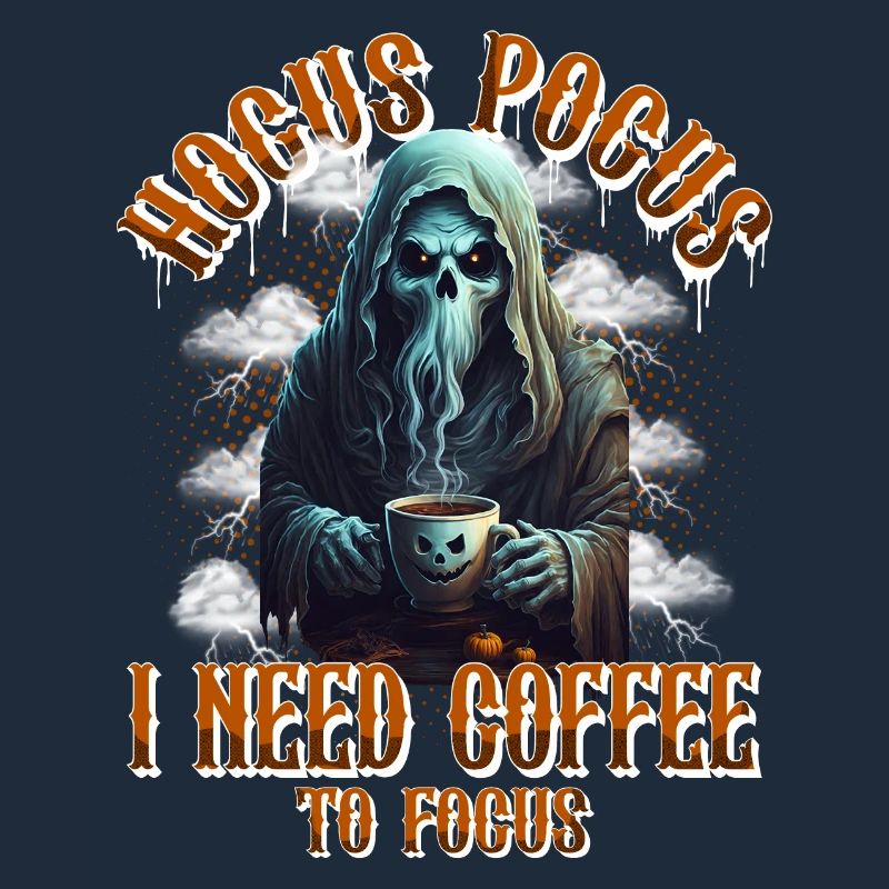 Halloween Coffee Cat Funny