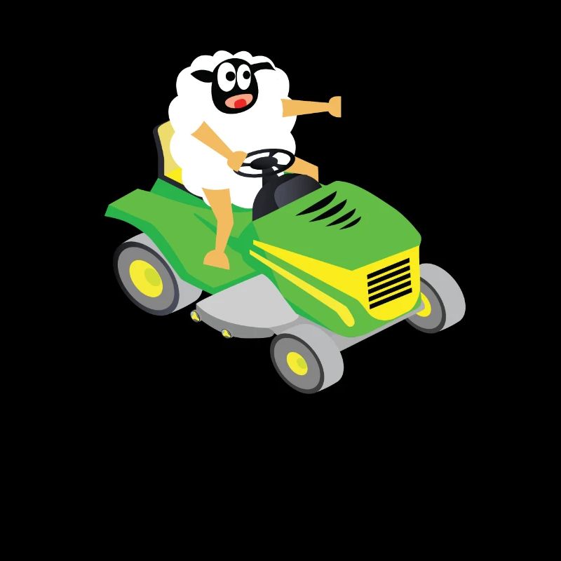 Sheep lawn mower gift idea