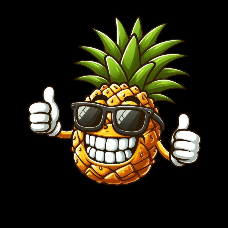 Cool Pineapple Lunettes de soleil Fruity