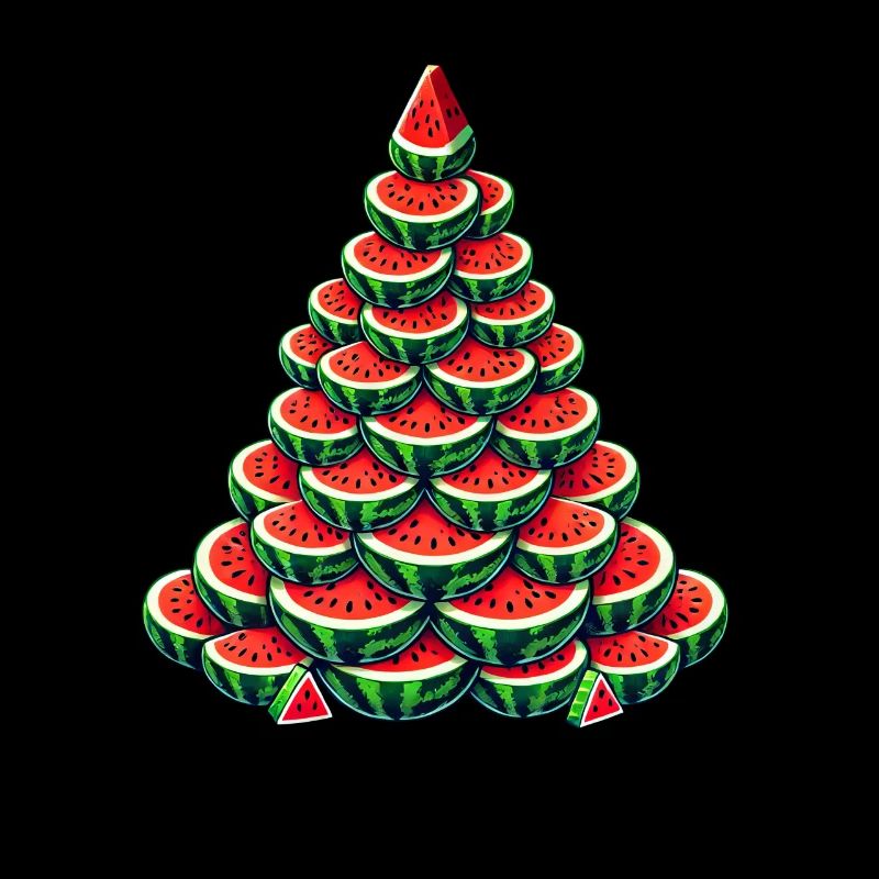 Weihnachtsbaum Melone Sommer Winter