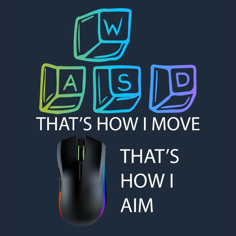 WASD Aim Gaming Gaming Video Game, PC, Computer