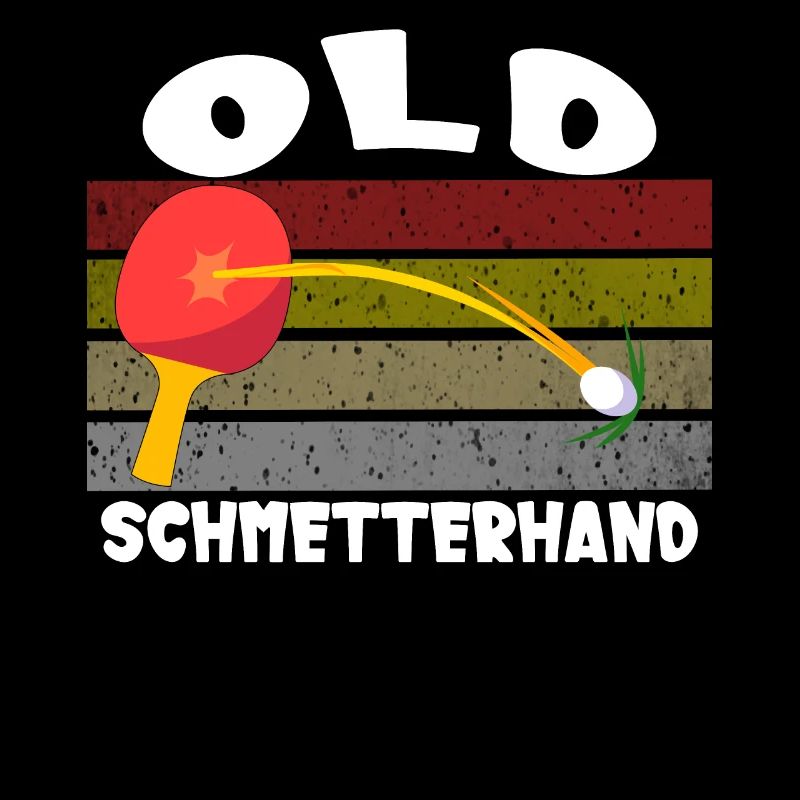 Old Butterfly Hand Table Tennis Design