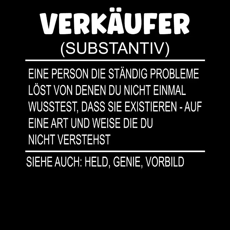 Wörterbuch Erklärung VERKÄUFER Held, Genie