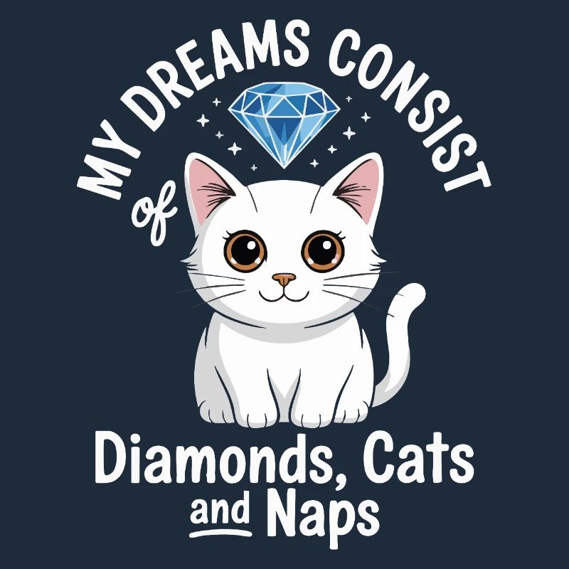 Träume bestehen aus Diamanten, Katzen, Nickerchen