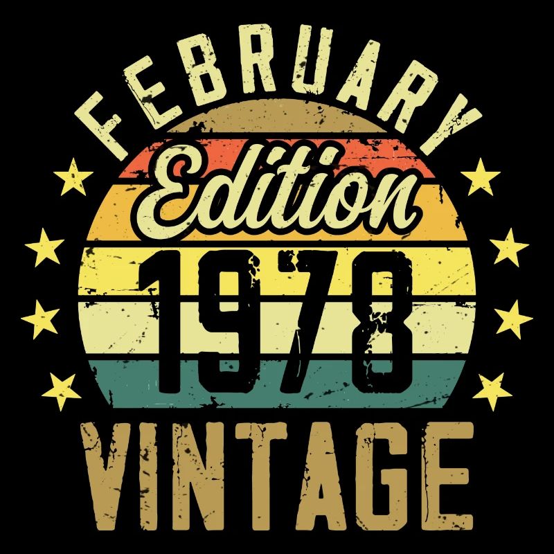 46th Birthday - February 1978 - 46th Anniversary Gift