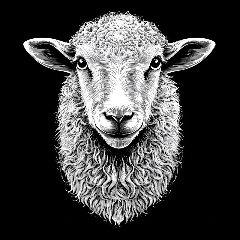 Portrait de mouton mouton berger animaux