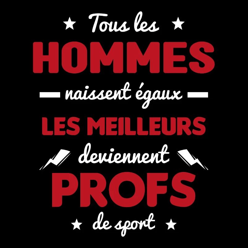 Les meilleurs hommes deviennent profs de sport