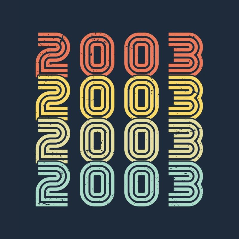 2003 Vintage Retro Geburtstagsgeschenk 2003