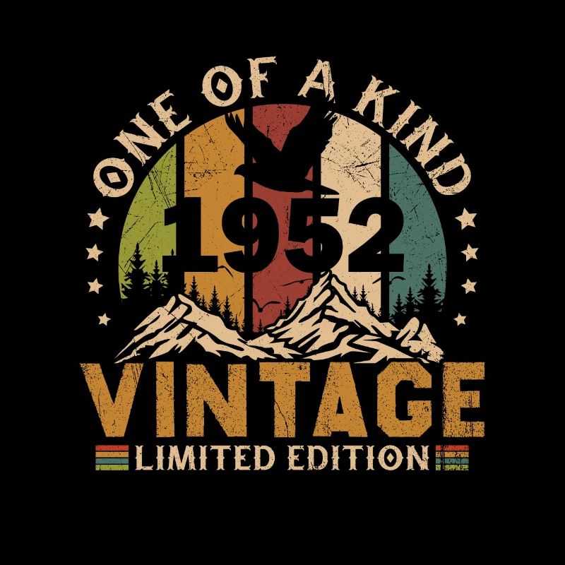 Vintage 1952 Retro Geburtstagsgeschenk 1952