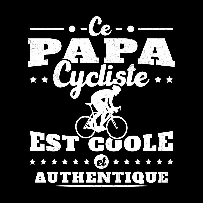 Ce papa cycliste est coole et authentique