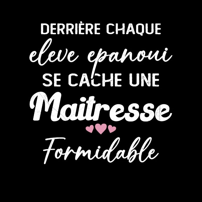 Maîtresse Formidable Remerciement Fin d'année